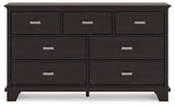 Covetown - Dresser - Dark Brown