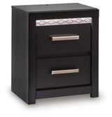 Brizmore - Two Drawer Night Stand - Black