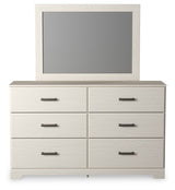Stelsie - Dresser, Mirror - White