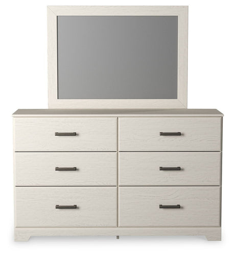 Stelsie - Dresser, Mirror - White