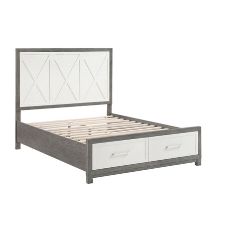 Rowan - Platform Bed With Storage Footboard