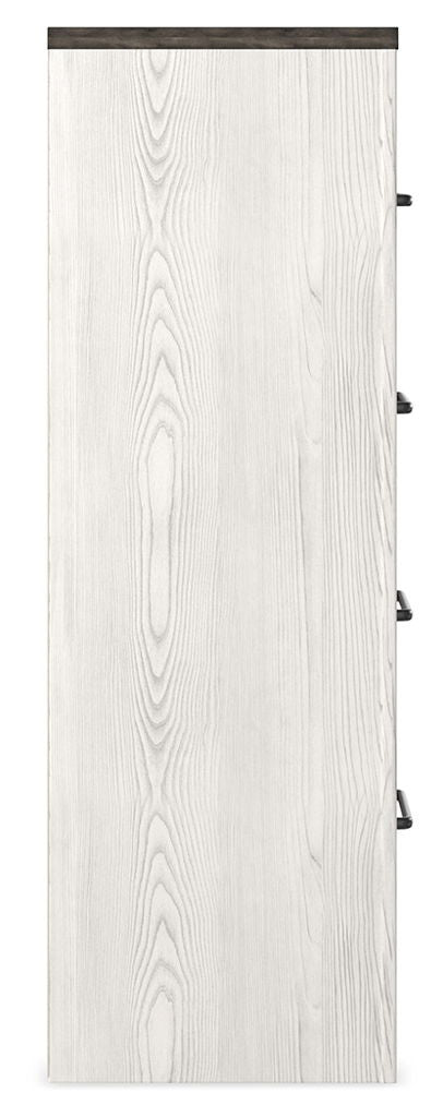 Gerridan - Four Drawer Chest - White / Gray