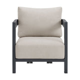 Playa - Chair (Set of 2) - Dark Gray / Beige