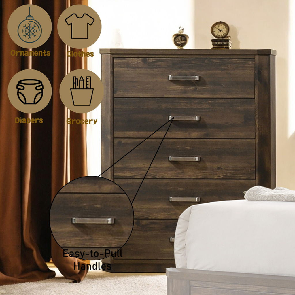 Elettra - Chest - Rustic Walnut