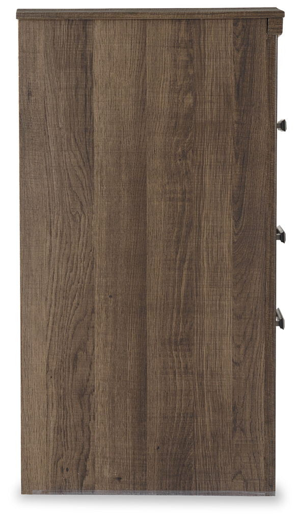 Juararo - Two Drawer Night Stand - Dark Brown