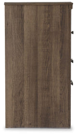 Juararo - Two Drawer Night Stand - Dark Brown
