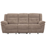 Sydney - Manual Recliner Sofa - Brown