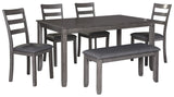 Bridson - RECT DRM Table Set (Set of 6) - Gray