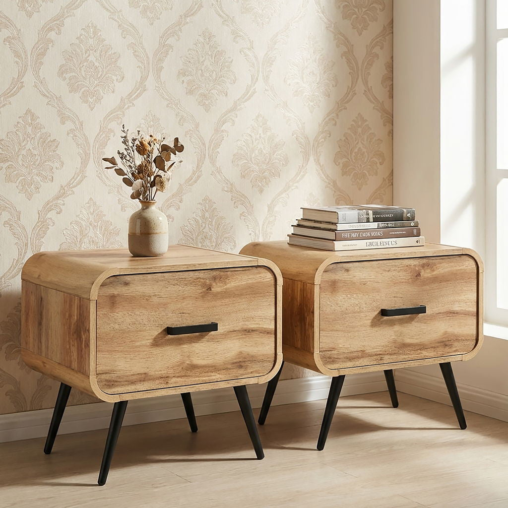 Rowan - One Drawer End Table/Bedside Table