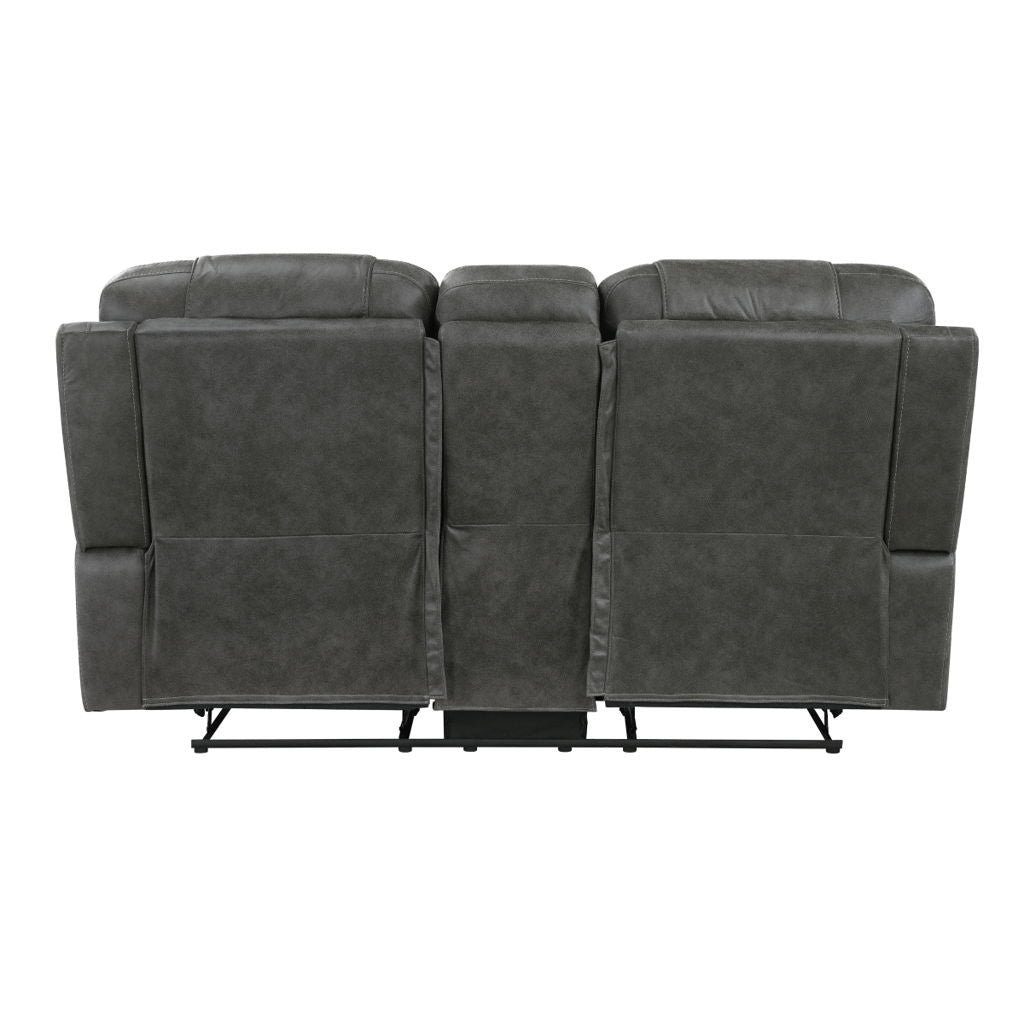 Oberon - Double Reclining Loveseat With Center Console