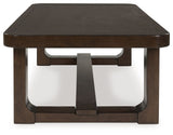 Breckington - Rectangular Cocktail Table - Dark Brown
