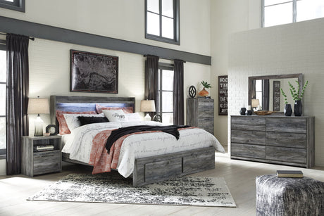 Baystorm - Panel Bedroom Set - Gray
