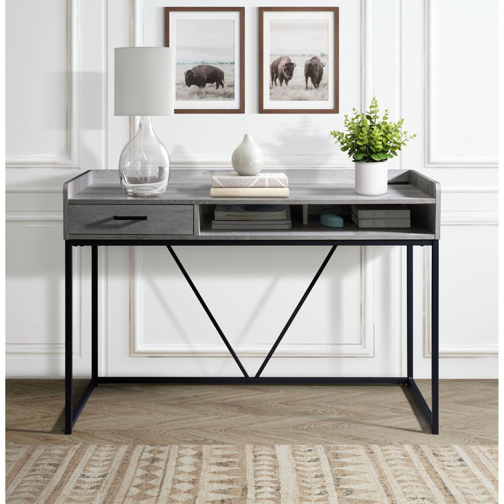 Preston - Desk - Gray