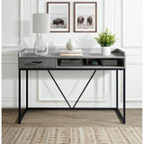 Preston - Desk - Gray