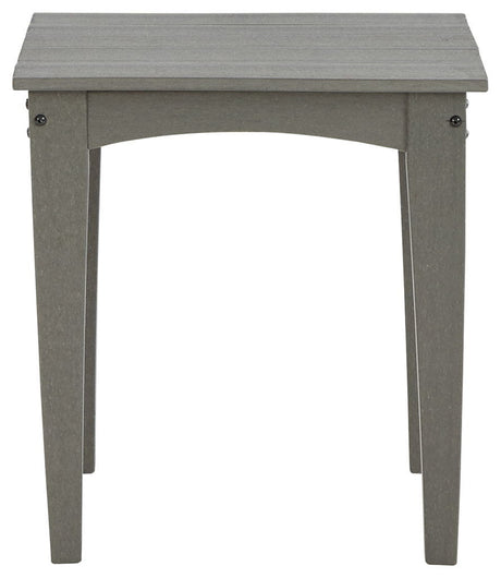 Visola - Square End Table - Gray