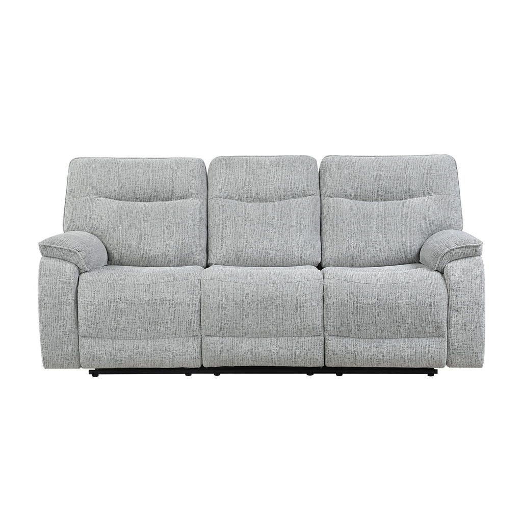 Chablis - Reclining Sofa - Mist Gray