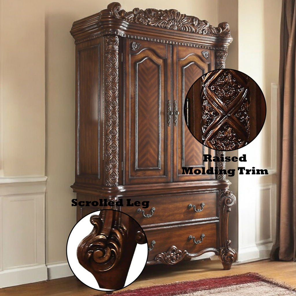 Vendome - Wardrobe/TV Armoire - Cherry