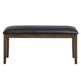 Damica - Bench - Brown / Walnut