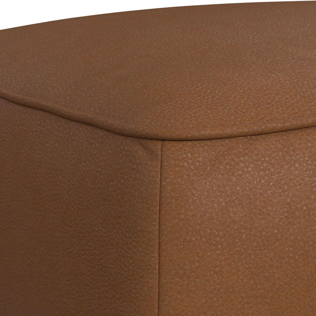 Destiny - Ottoman With Wood Base