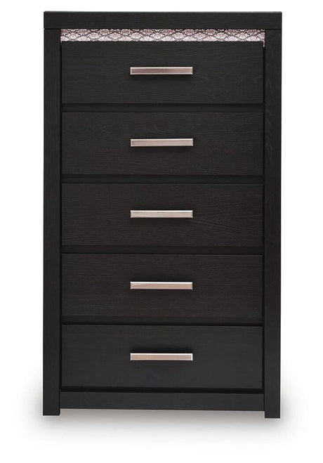 Brizmore - Five Drawer Chest - Black