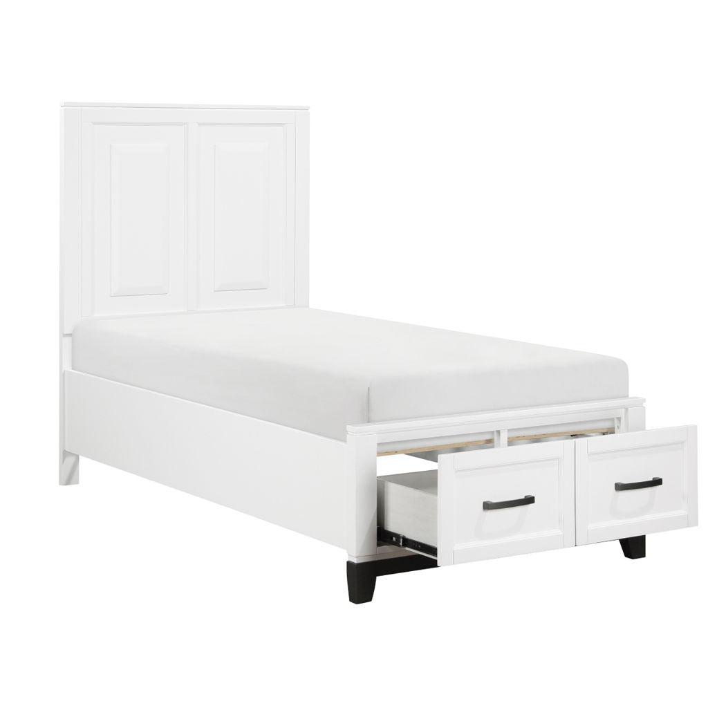 Garretson - Platform Bed With Footboard Storage