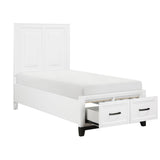 Garretson - Platform Bed With Footboard Storage