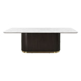 Clayten - Dining Table With Natural Marble Top