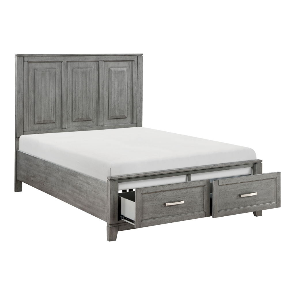 Garretson - Platform Bed With Footboard Storage