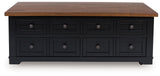 Wildenauer - Lift Top Cocktail Table - Brown / Black