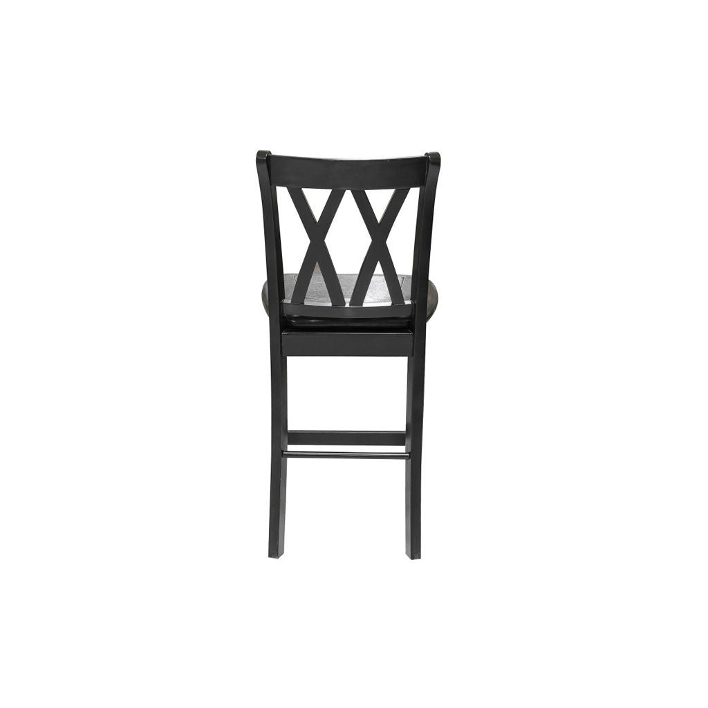 Norman - 5 Piece Pack Counter Height Set - Black