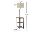 Shianne - Metal Tray Lamp  - Black