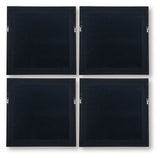 Dallbourne - Wall Art Set (Set of 4) - White / Gold Finish