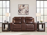 Bexhurst - Power Reclining Loveseat With Console / Adjustable Headrest