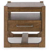 Cabalynn - Square End Table - Light Brown