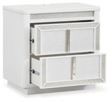 Chalanna - Two Drawer Night Stand - White