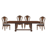 Bergen - 5 Piece Dining Room Set (Table & 4 Side Chairs) - Oak
