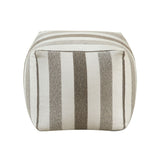 Easley - Cravat Pouf - Multicolor
