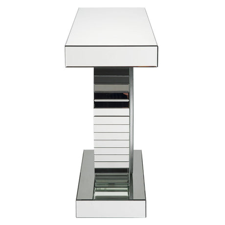 Nysa - 47"L Console Table - Mirrored & Faux Crystals