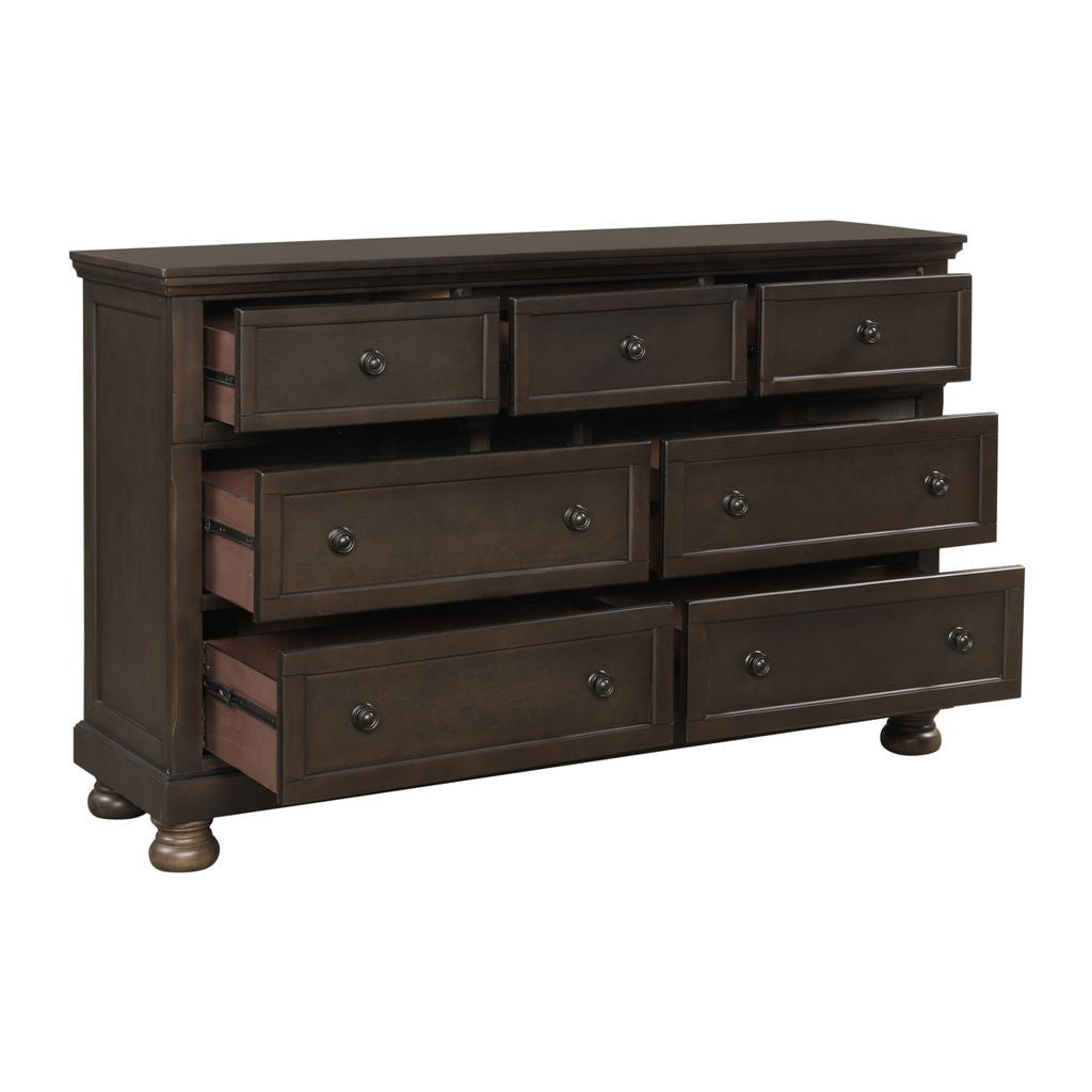Begonia - Dresser With Hidden Drawer - Grayish Brown