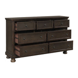 Begonia - Dresser With Hidden Drawer - Grayish Brown