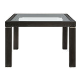 Elodie - Counter Table With Glass - Charcoal