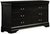 Lafayette Black Dresser & Mirror