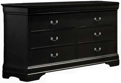 Lafayette Black Dresser & Mirror