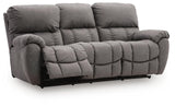 Bakerstein - Power Recline Sofa With Adjustable Headrest - Galaxy