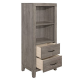 Woodrow - Pier/Tower Nightstand - Gray