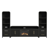 Ridgemont - 4 Piece Entertainment Unit With 82" TV Console