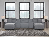 Modmax II - Reclining Sectional - Salt And Pepper
