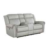 Brennen - Double Reclining Loveseat With Center Console