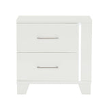 Kerren - Nightstand WIth LED Lighting - White