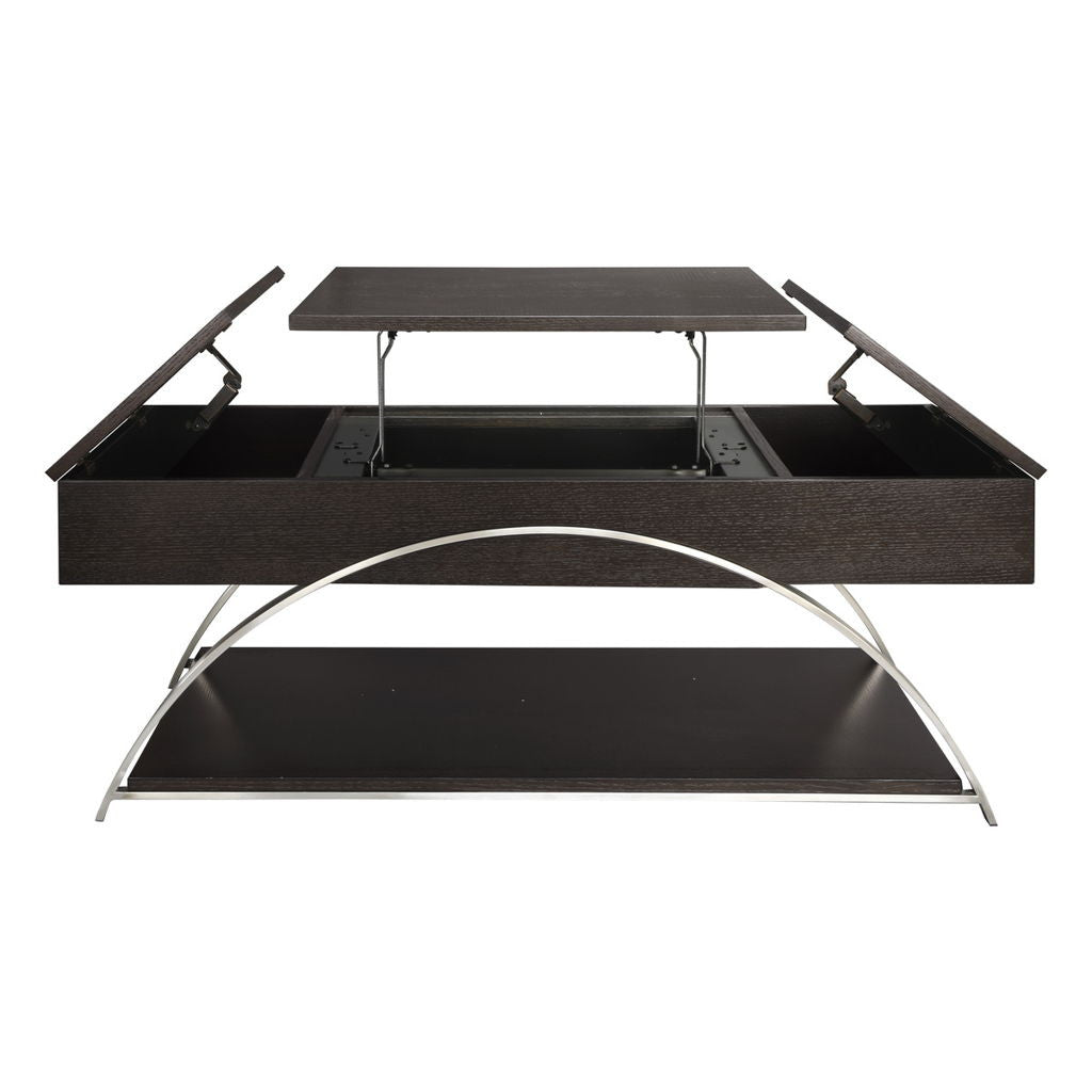 Tioga - Lift Top Cocktail Table - Brown